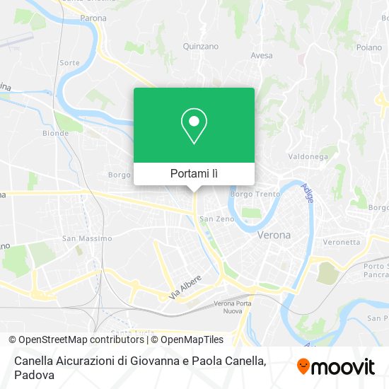 Mappa Canella Aicurazioni di Giovanna e Paola Canella