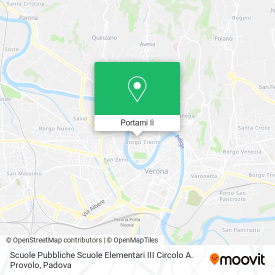 Mappa Scuole Pubbliche Scuole Elementari III Circolo A. Provolo