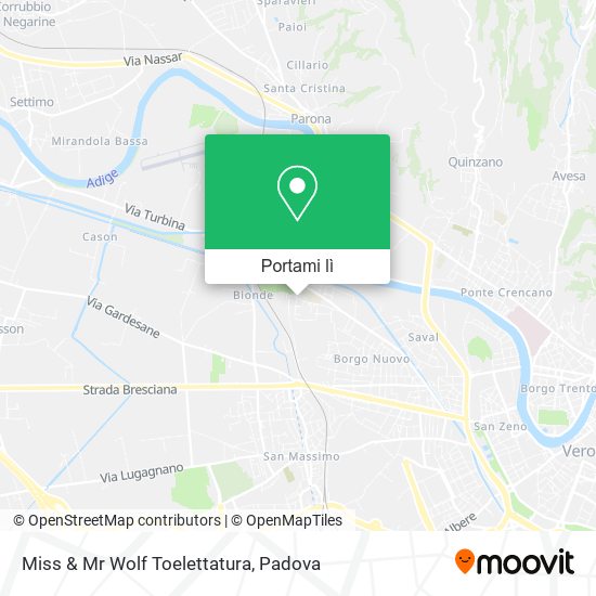 Mappa Miss & Mr Wolf Toelettatura