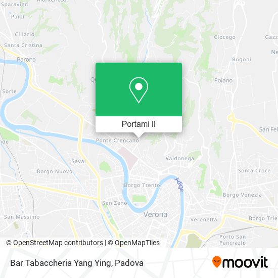 Mappa Bar Tabaccheria Yang Ying