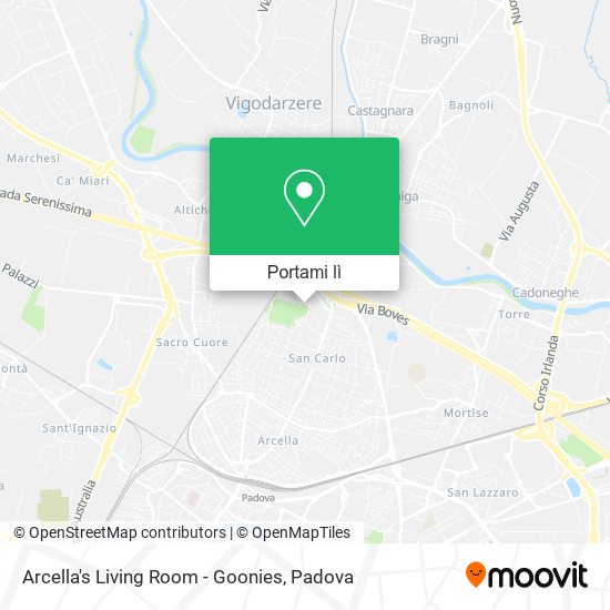 Mappa Arcella's Living Room - Goonies