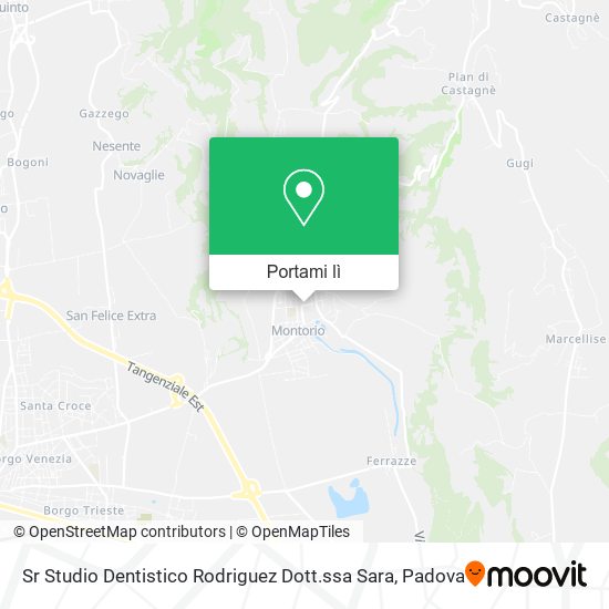 Mappa Sr Studio Dentistico Rodriguez Dott.ssa Sara
