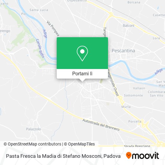 Mappa Pasta Fresca la Madia di Stefano Mosconi