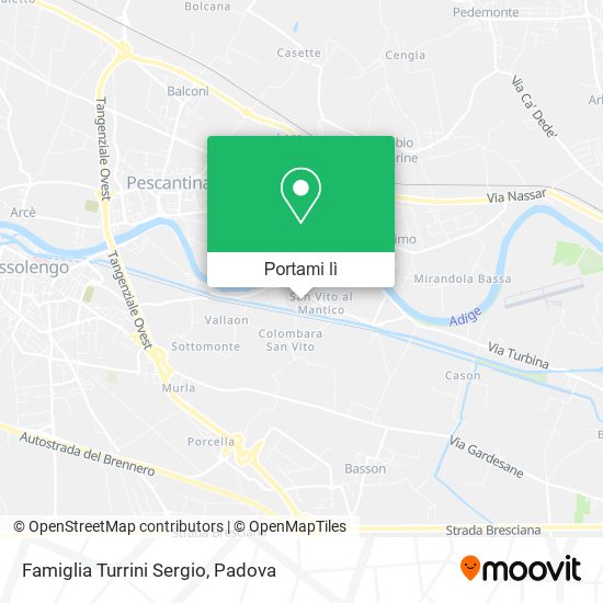 Mappa Famiglia Turrini Sergio
