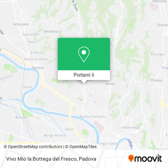 Mappa Vivo Mio la Bottega del Fresco