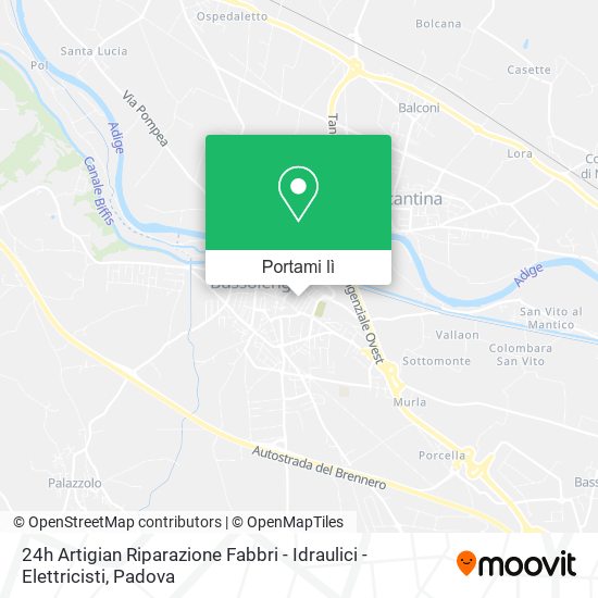 Mappa 24h Artigian Riparazione Fabbri - Idraulici - Elettricisti