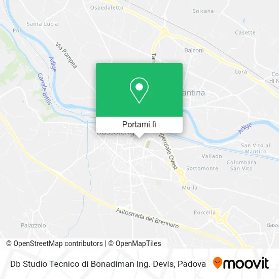 Mappa Db Studio Tecnico di Bonadiman Ing. Devis