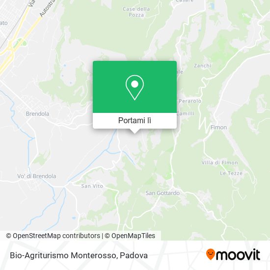 Mappa Bio-Agriturismo Monterosso