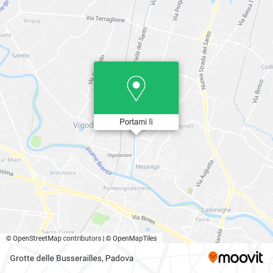 Mappa Grotte delle Busserailles