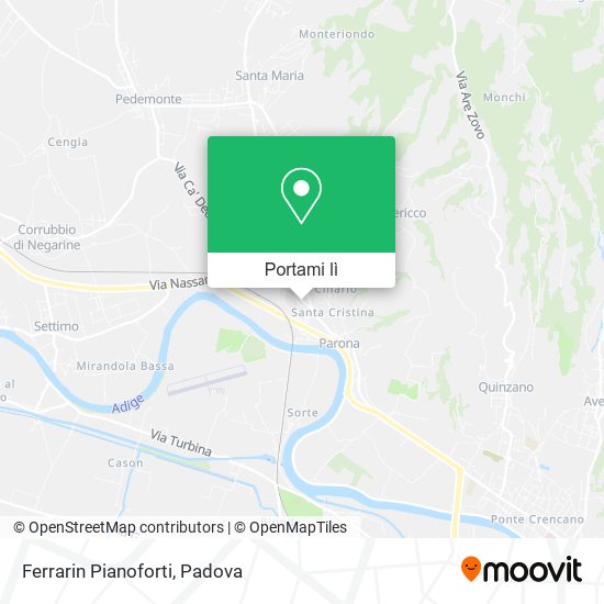 Mappa Ferrarin Pianoforti