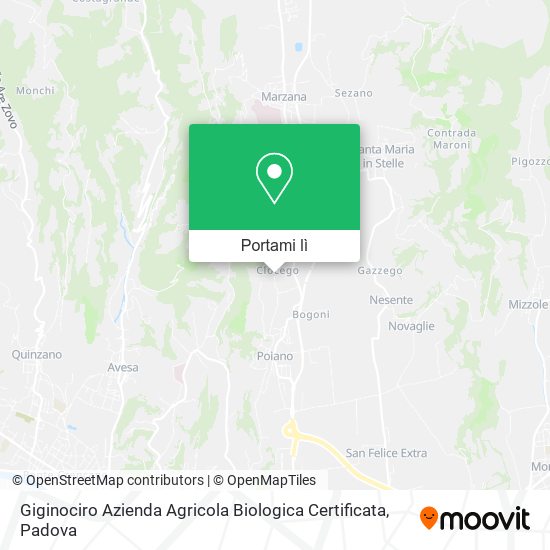 Mappa Giginociro Azienda Agricola Biologica Certificata