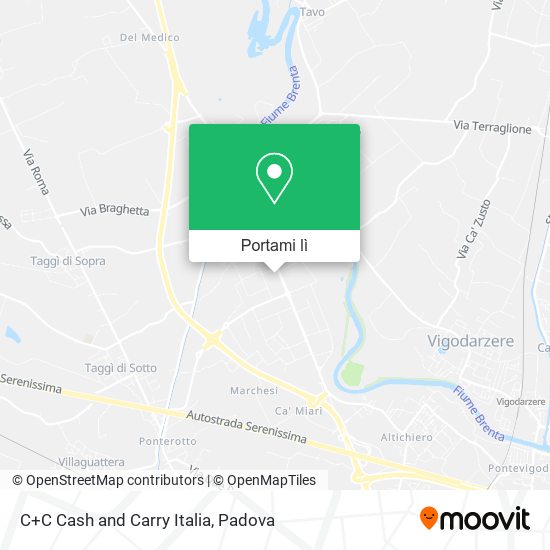 Mappa C+C Cash and Carry Italia