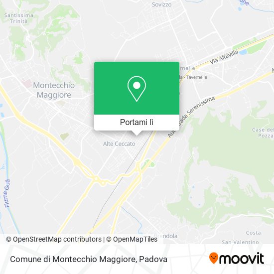 Mappa Comune di Montecchio Maggiore