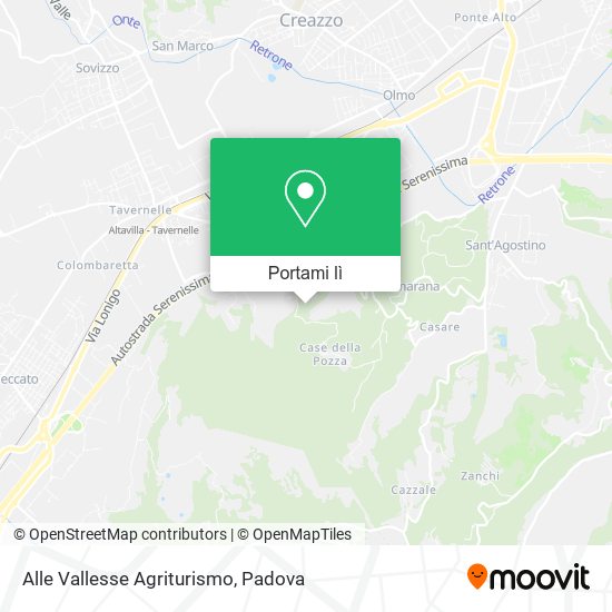 Mappa Alle Vallesse Agriturismo