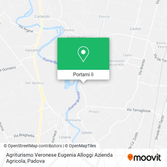 Mappa Agriturismo Veronese Eugenia Alloggi Azienda Agricola