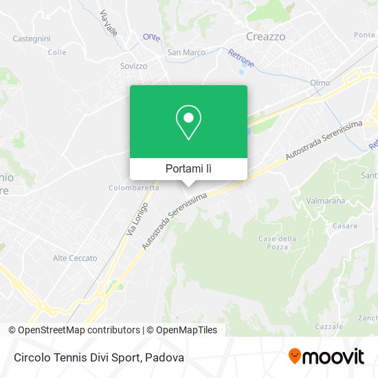 Mappa Circolo Tennis Divi Sport