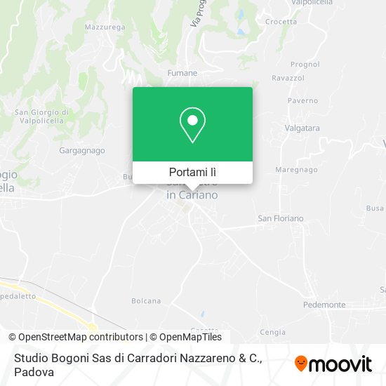 Mappa Studio Bogoni Sas di Carradori Nazzareno & C.