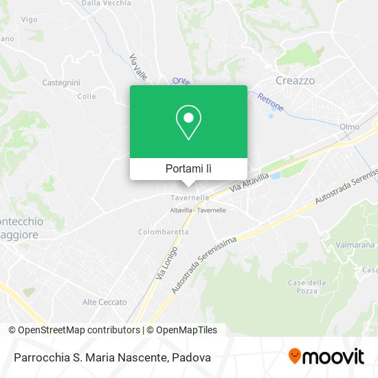 Mappa Parrocchia S. Maria Nascente