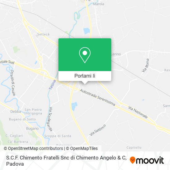 Mappa S.C.F. Chimento Fratelli Snc di Chimento Angelo & C