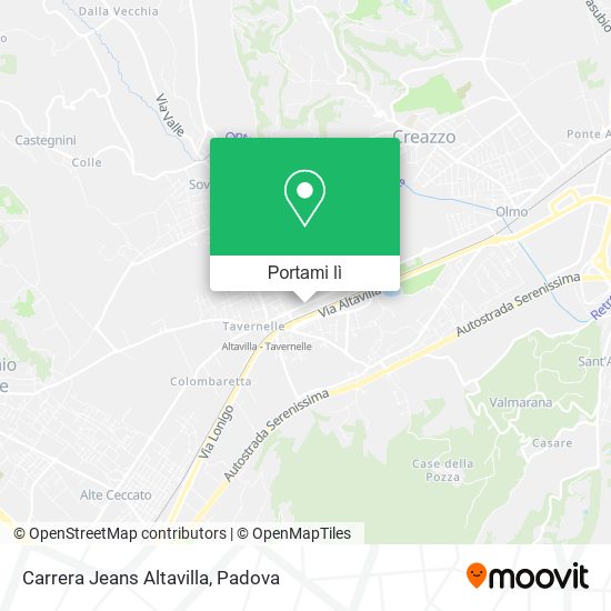 Mappa Carrera Jeans Altavilla