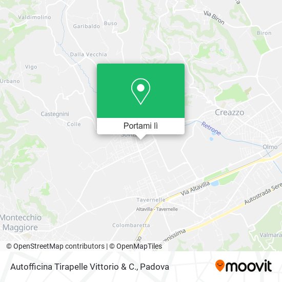 Mappa Autofficina Tirapelle Vittorio & C.