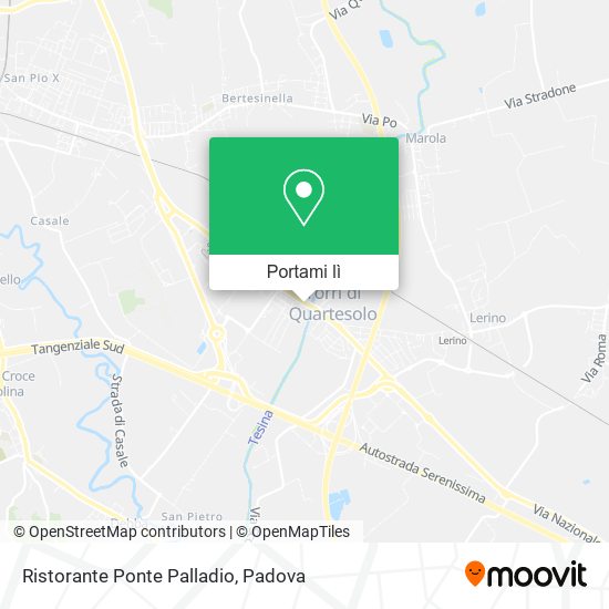 Mappa Ristorante Ponte Palladio