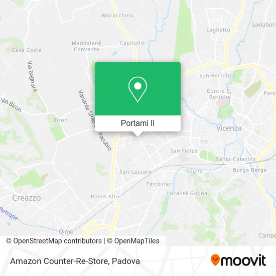 Mappa Amazon Counter-Re-Store