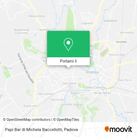 Mappa Papi Bar di Michela Baccellotti