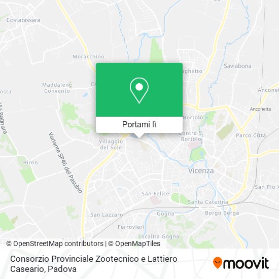 Mappa Consorzio Provinciale Zootecnico e Lattiero Caseario