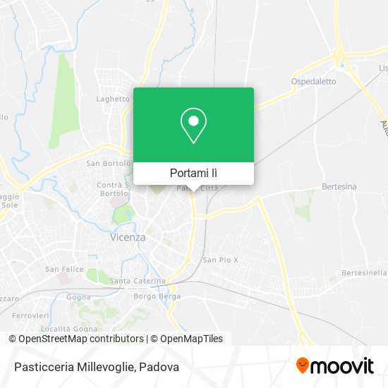 Mappa Pasticceria Millevoglie