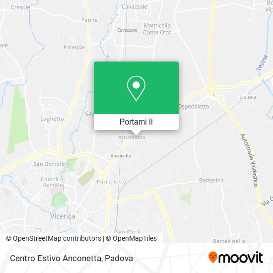 Mappa Centro Estivo Anconetta