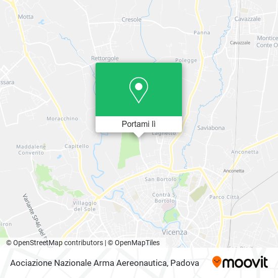Mappa Aociazione Nazionale Arma Aereonautica