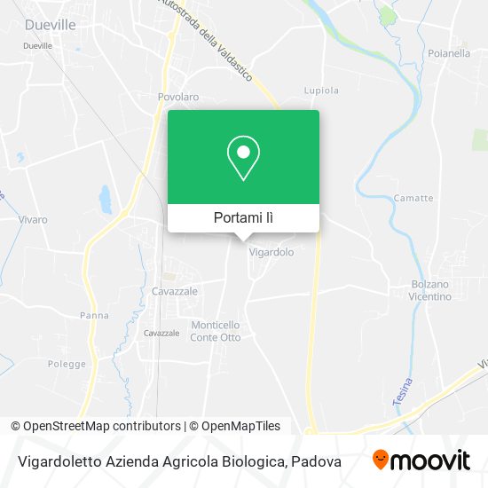 Mappa Vigardoletto Azienda Agricola Biologica