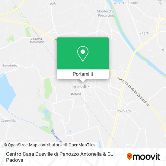 Mappa Centro Casa Dueville di Panozzo Antonella & C.