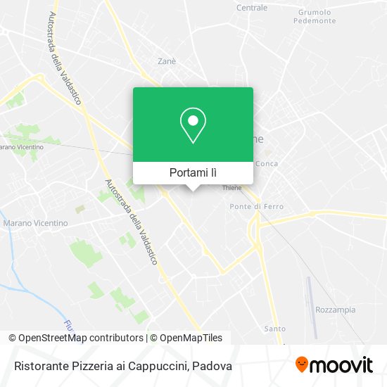 Mappa Ristorante Pizzeria ai Cappuccini