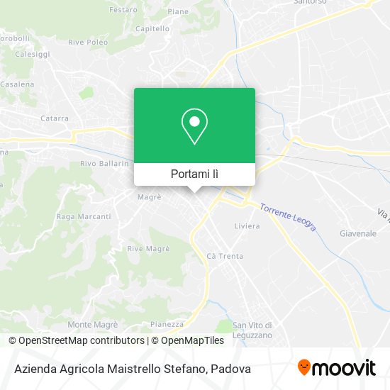 Mappa Azienda Agricola Maistrello Stefano