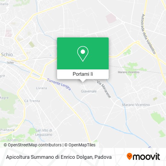 Mappa Apicoltura Summano di Enrico Dolgan