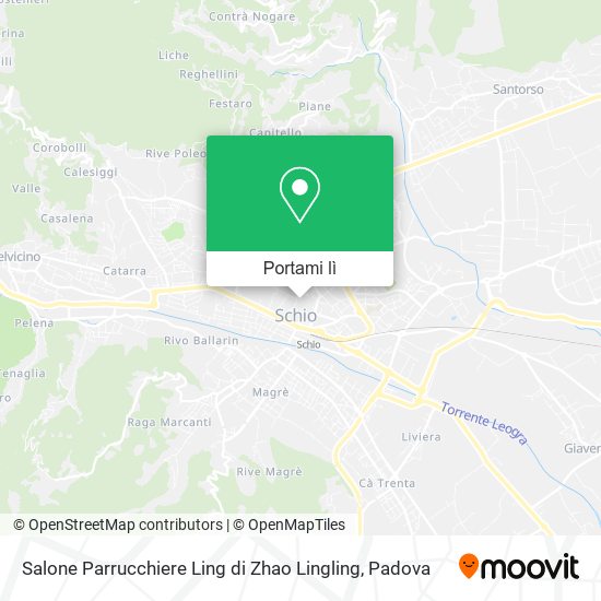 Mappa Salone Parrucchiere Ling di Zhao Lingling