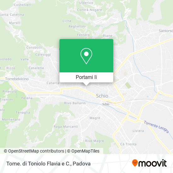 Mappa Tome. di Toniolo Flavia e C.