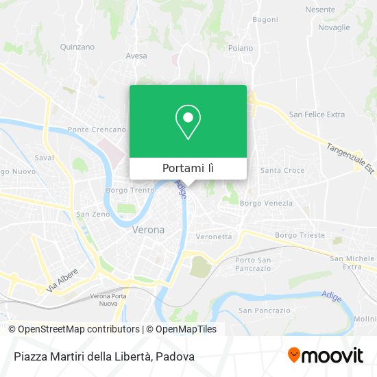 Mappa Piazza Martiri della Libertà