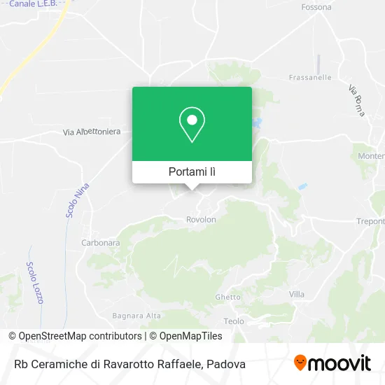 Mappa Rb Ceramiche di Ravarotto Raffaele