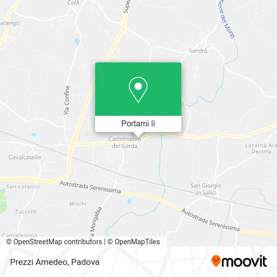 Mappa Prezzi Amedeo