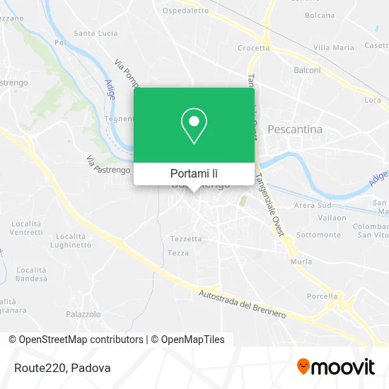 Mappa Route220