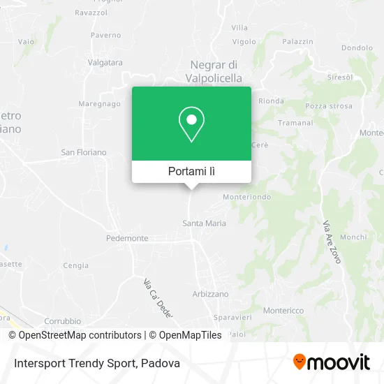 Mappa Intersport Trendy Sport