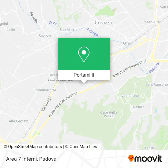 Mappa Area 7 Interni