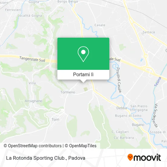 Mappa La Rotonda Sporting Club.