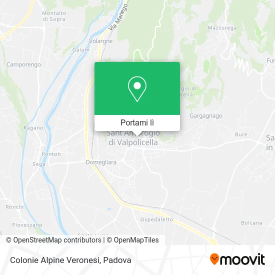Mappa Colonie Alpine Veronesi