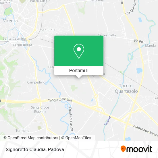 Mappa Signoretto Claudia