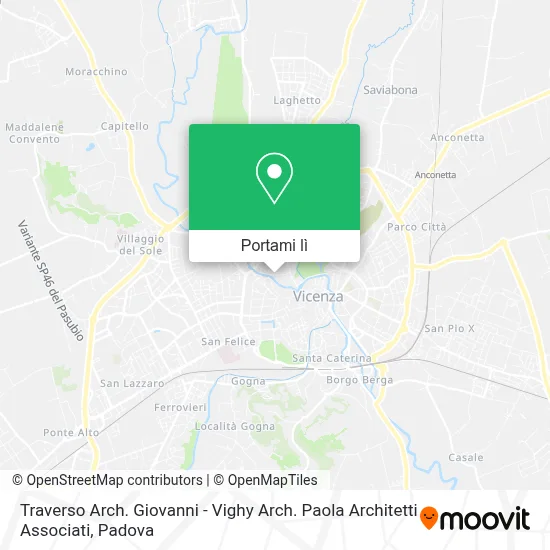 Mappa Traverso Arch. Giovanni - Vighy Arch. Paola Architetti Associati