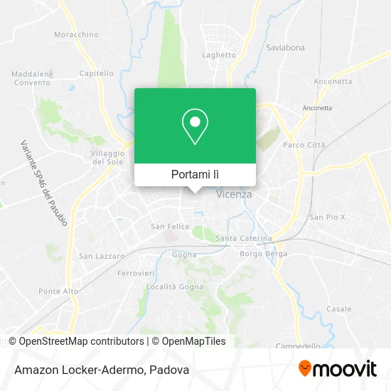 Mappa Amazon Locker-Adermo